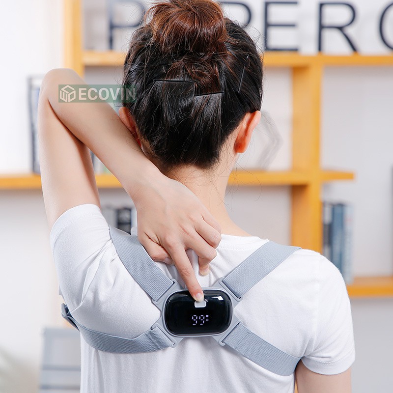 Đai Chống Gù - Đai Rung Chống Gù Lưng Thông Minh Nhật Bản Kyphosis, Điều Chỉnh Tư Thế, Cong Vẹo Cột Sống