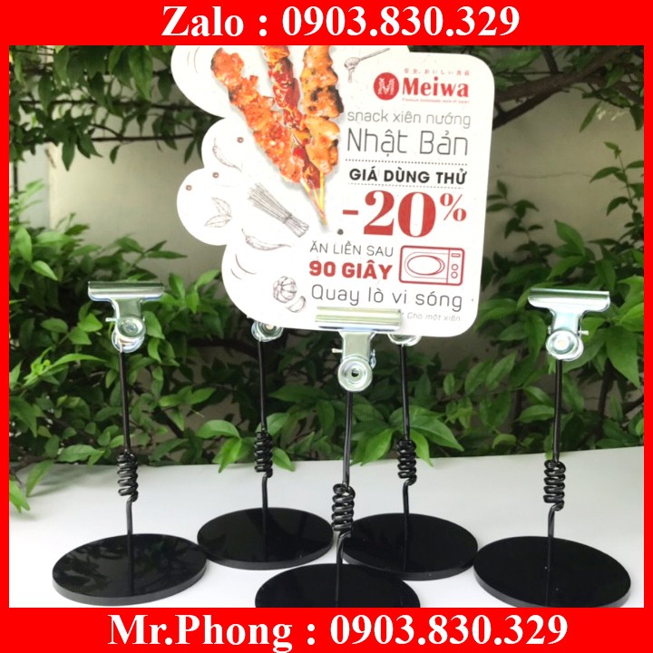 [BÃO SALE] wobbler để bàn, wobbler quảng cáo, chân đế quảng cáo, wobbler lò xo, kẹp lò xo quảng cáo, kẹp lò xo wobbler