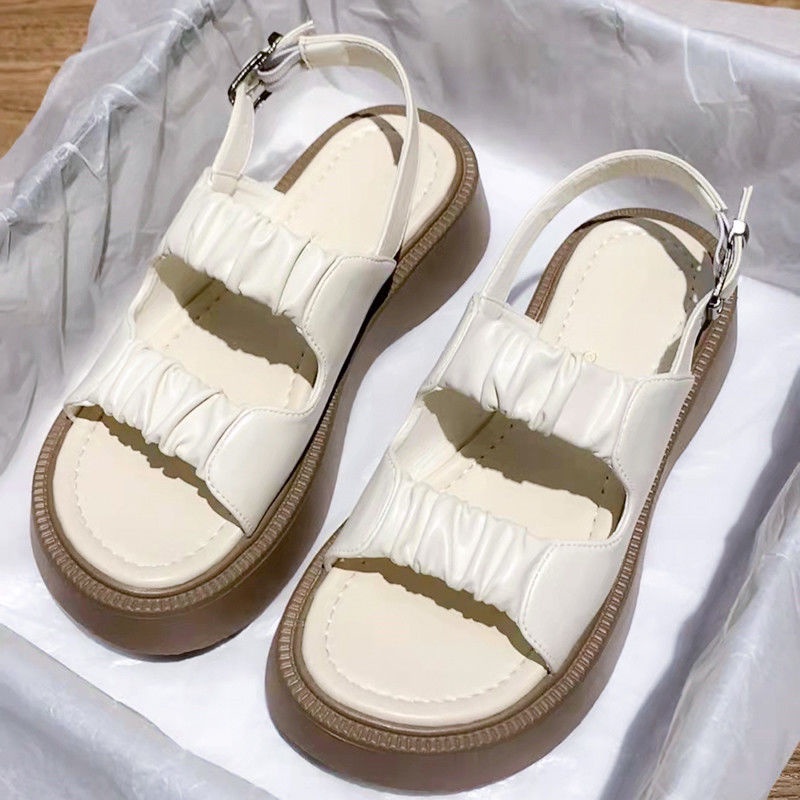 Xăng đan Phong Cách Retro Mùa Hè Mới Dành Cho Nữ Size S 2022