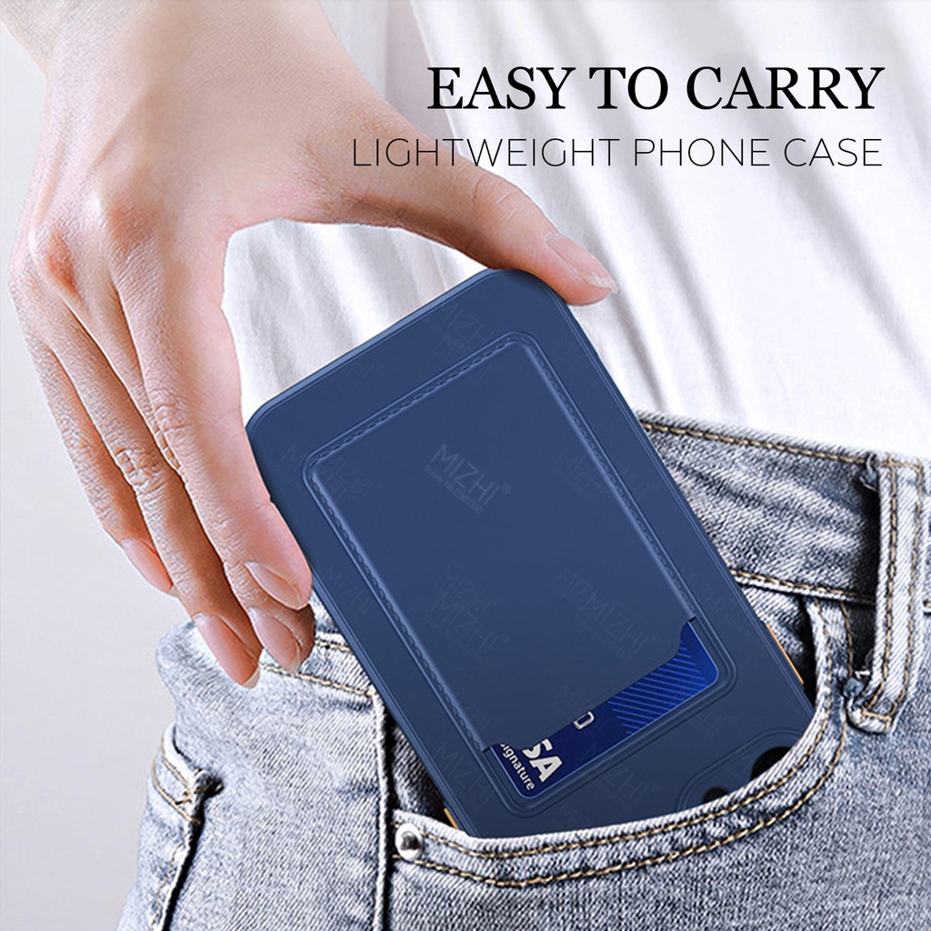 Bao đựng thẻ Samsung S22 Ultra Case Holder Wallet Coque Samsung galaxy S22 Ultra S22 Plus S22 Ốp silicon siêu chống sốc