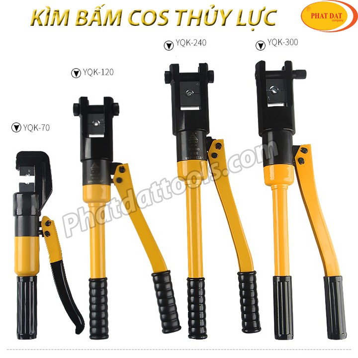 Kìm Bấm Đầu Cos Thủy Lực YQK300-Kìm Ép Cos Thủy Lực YQK300