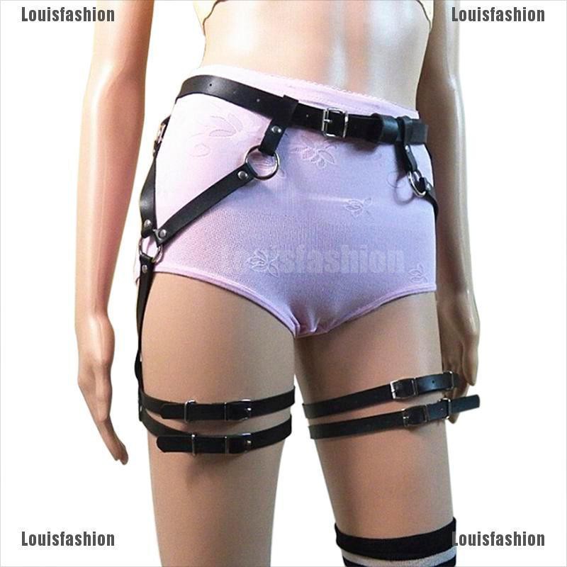 Đai Nịt Tất Da Phong Cách Gothic Quyến Rũ Cho Nữ