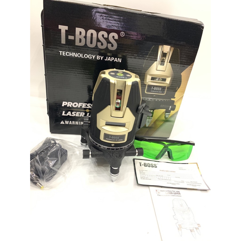 Máy Cân Bằng Bắn Cốt Laser 5 Tia Xanh T-BOSS JD20 Kèm Chân