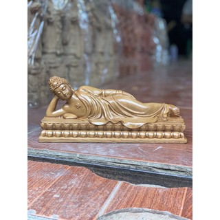 Phật nằm niết bàn gỗ bách xanh