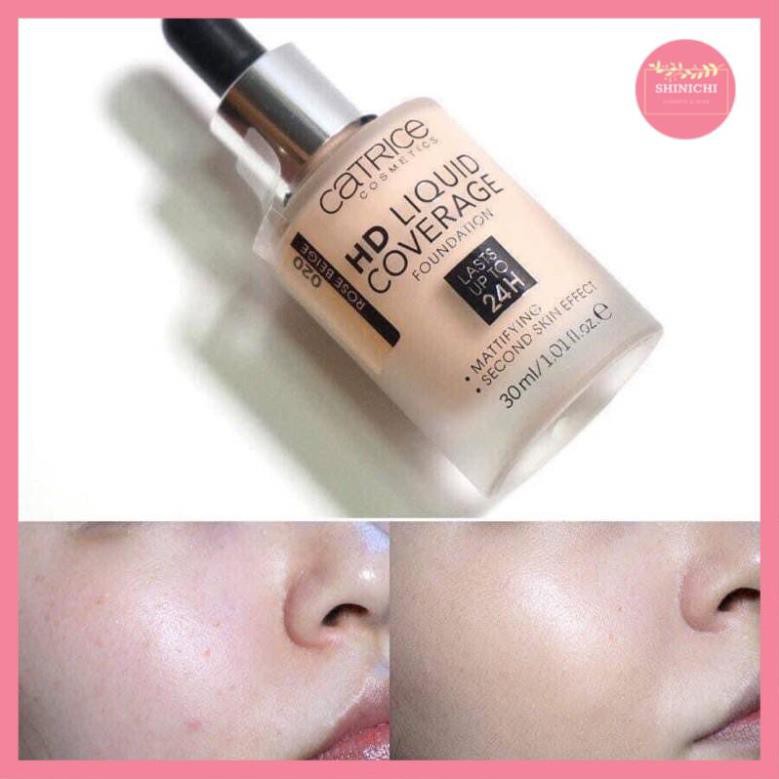 Kem Nền CATRICE HD LIQUID COVERAGE FOUNDATION Tone 010 Và 020  che khuyết điểm siêu tốt | BigBuy360 - bigbuy360.vn