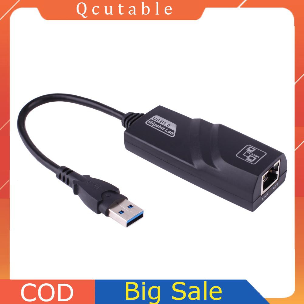 Bộ Chuyển Đổi Usb 3.0 Sang 10 / 100 / 1000 Gigabit Rj45 Ethernet Lan 1000mbps