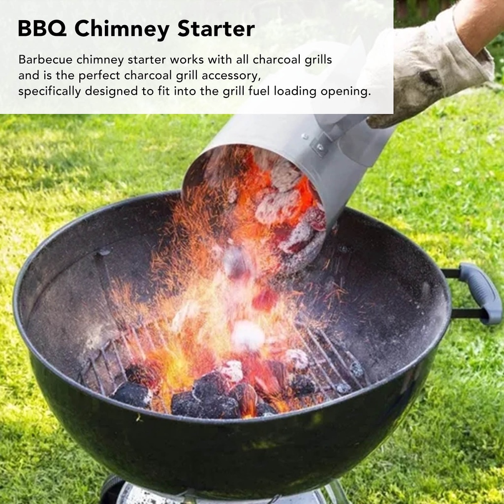 Nướng ống khói Starter Di động tròn có thể bật lửa với bộ kích hoạt nhả nhanh cho tiệc nướng cắm trại ngoài trời Hydrogen065