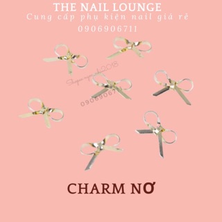 Set 5 charm nơ trang trí móng tay