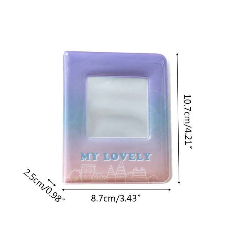 Album Đựng Ảnh 36 Tấm Hình Vuông Mini 3 Inch Nhiều Màu Dễ Thương