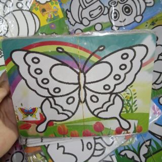 10 tranh cát khổ A5 (có sẵn cát)