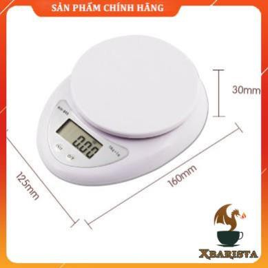 Cân điện tử mini 5kg (cân tiểu ly B05) + tặng kèm 1 đôi pin AA - Xbarista Store