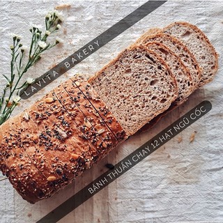 Bánh 12 Hạt Nguyên Cám 400gr - Whole Wheat 12 Grain Bread