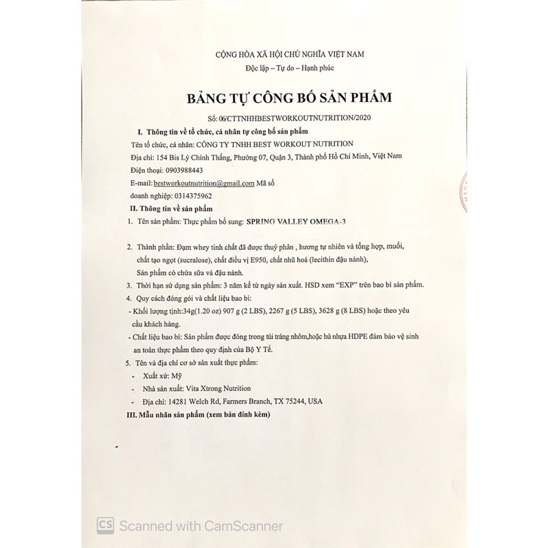 OMEGA 3 Dầu Cá Omega 3 Spring Valley hàng mỹ