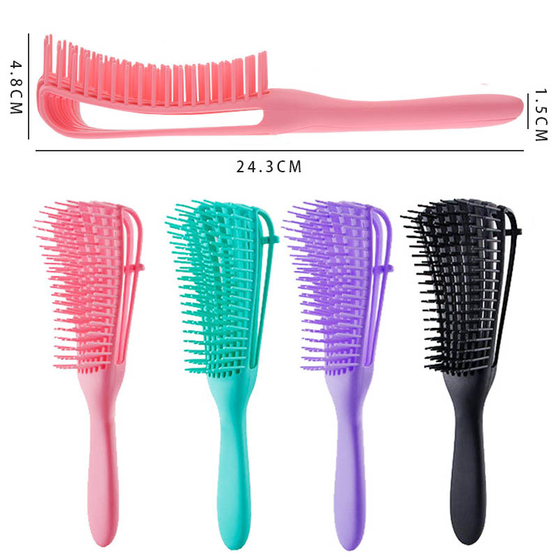 Lược Mềm Hỗ Trợ Mát Xa Da Đầu Chống Tĩnh Điện Tiện Dụng