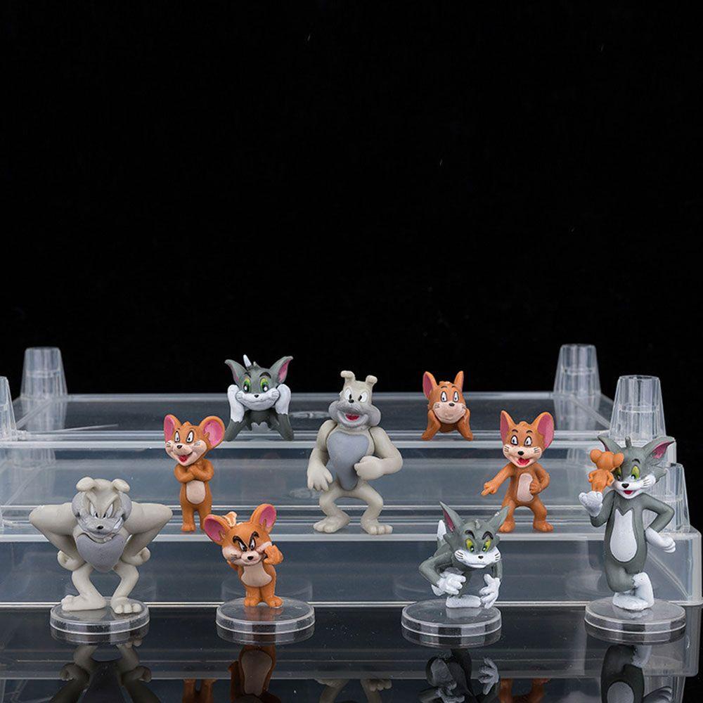 Set 9 Mô Hình Đồ Chơi Tom &amp; Jerry Trang Trí Bánh Kem