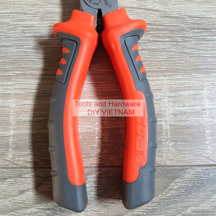 Bộ 3 Kìm điện, Kềm Cắt, Kìm nhọn hãng Kapusi Japan cao cấp cỡ 8 inch - 200mm, Bảo hành 12 tháng