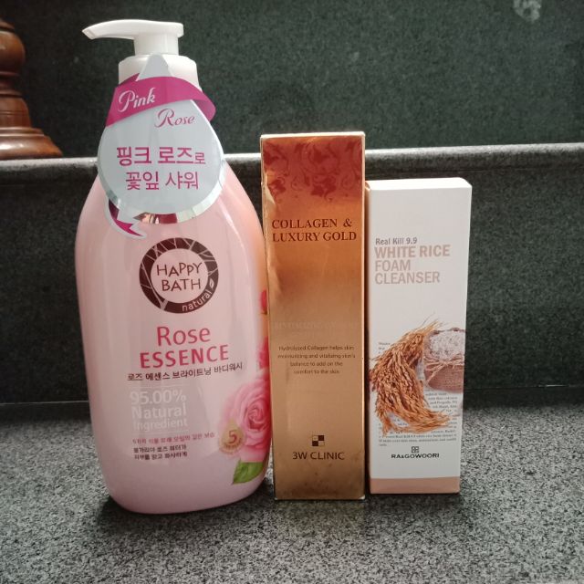 Combo sữa tắm sữa rửa mặt