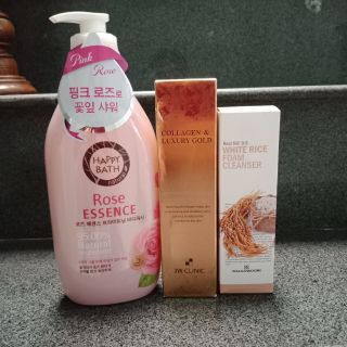 Combo sữa tắm sữa rửa mặt