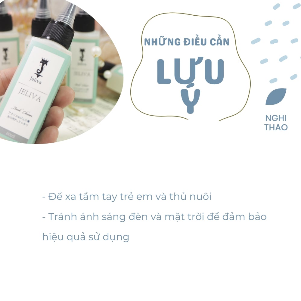 [Mã 254FMCGSALE giảm 8% đơn 500K] Nước rửa cọ nail Jeliva