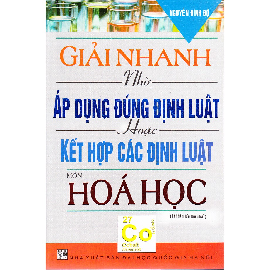 Sách - Giải nhanh nhờ áp dụng đúng định luật Hóa học