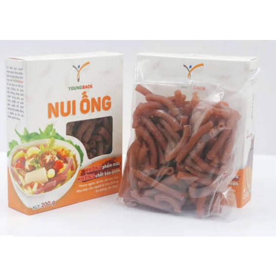 [HCM giao hỏa tốc] Combo nui gạo lứt thực dưỡng TỨ QUÝ Youngback - Mỗi hộp 200g - chuyên ăn kiêng, tiểu đường, giảm cân