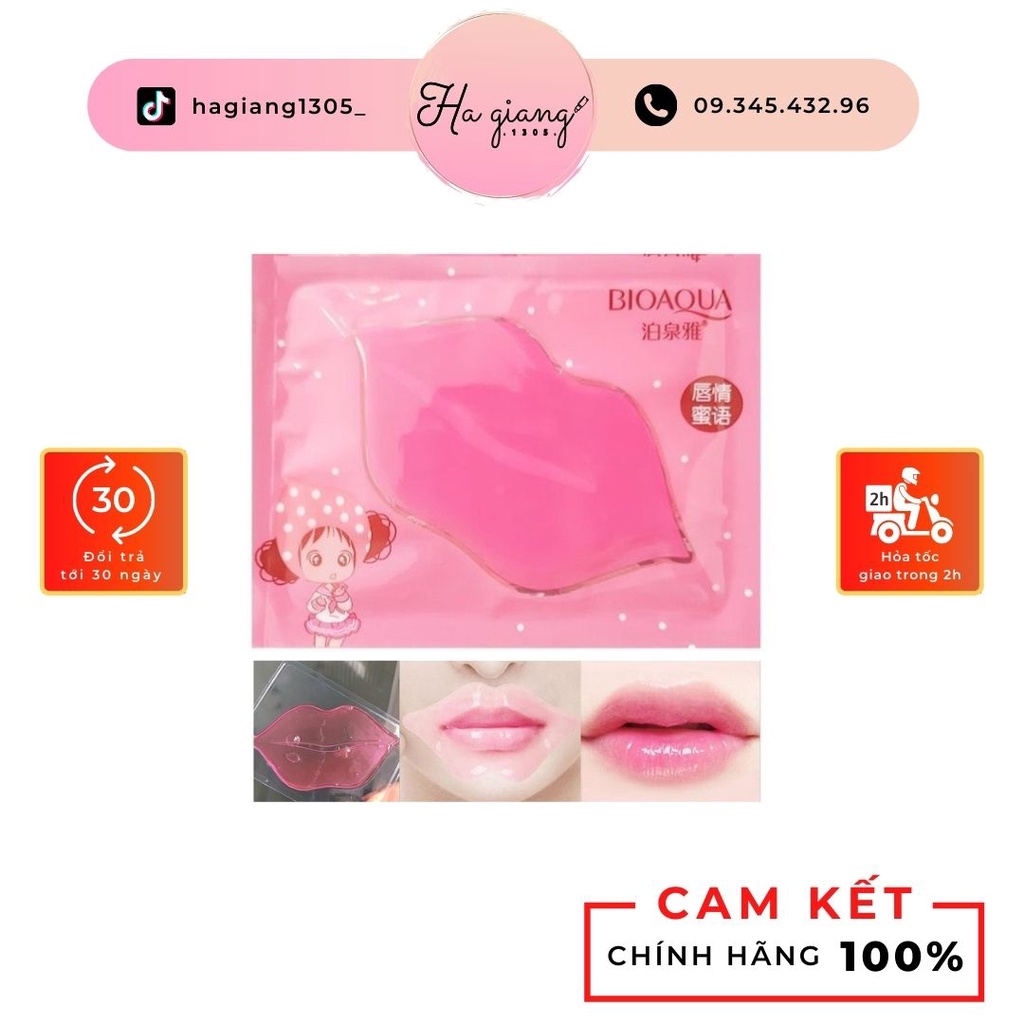 Mặt Nạ Môi Bioaqua nội địa Trung - Mask Môi Cực Tốt Giúp Dưỡng ẩm, Tái Tạo Và Làm Hồng Môi Tự Nhiên