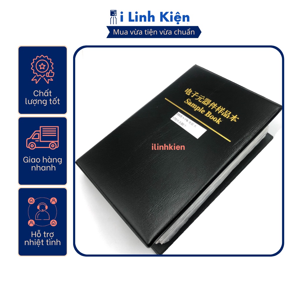 Combo tụ dán 0402 80 giá trị từ 0.5pF-1uF (1 giá trị 50 chiếc)