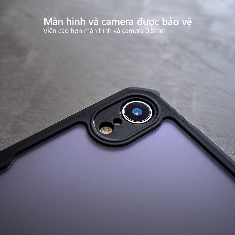 Ốp lưng XUNDD iPad mini 6 / 5 / 4 / 3 / 2 / 1 Mặt lưng trong, Viền TPU, Chống sốc