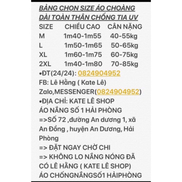 ÁO LANH 2 LỚP CHOÀNG DÀI CHỐNG NẮNG TOÀN THÂN CAO CẤP LOẠI 1