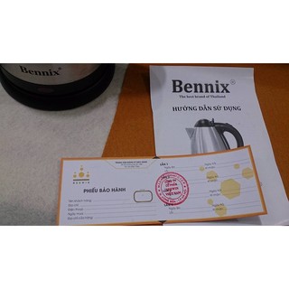 Ấm siêu tốc mini BENNIX 0.8 Lít