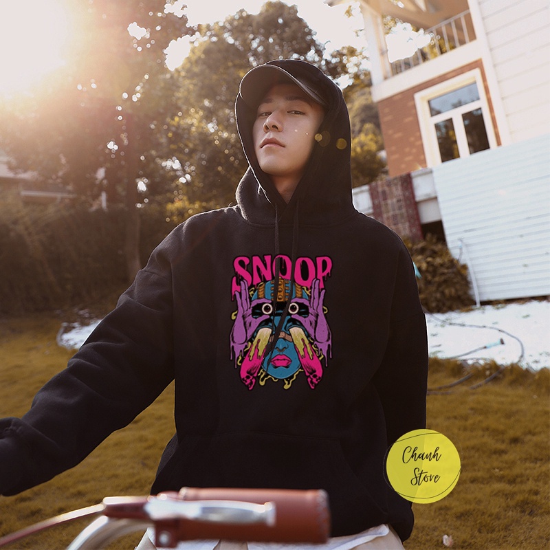 Áo Hoodie Form Rộng Unisex Snoop