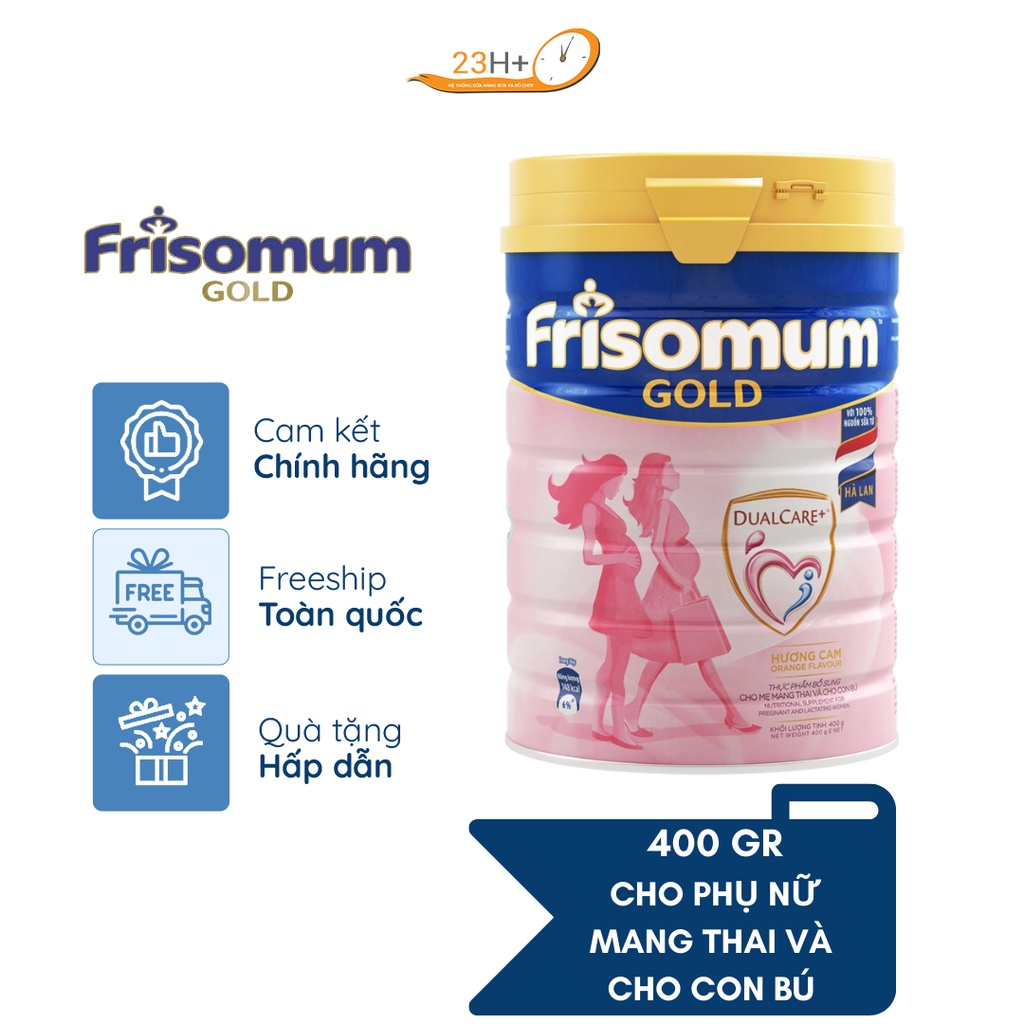 Sữa Bột Friso Mum Gold 400g hương Cam/ Vani