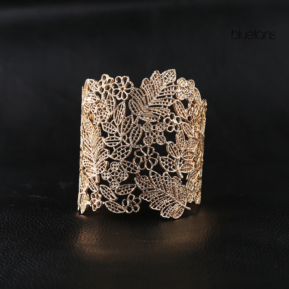 Vòng Đeo Tay Hợp Kim Hở Kiểu Dáng Đơn Giản Thời Trang Cho Nữ