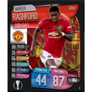 1 set thẻ cầu thủ insert Manchester United (10 thẻ)