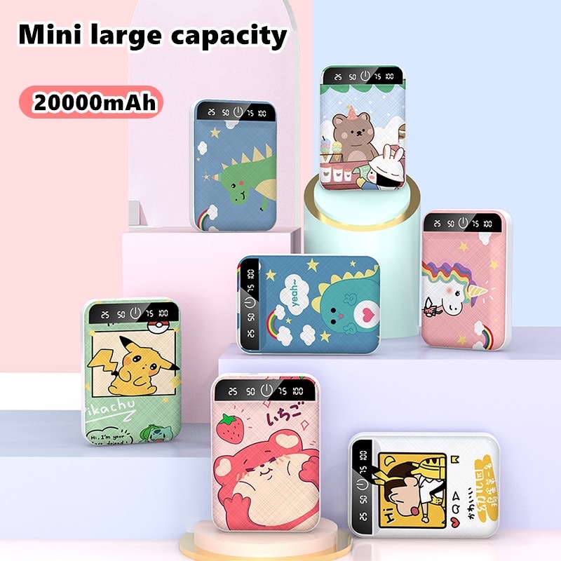 Sạc dự phòng họa tiết động vật hoạt hình mini A1 20000mAh