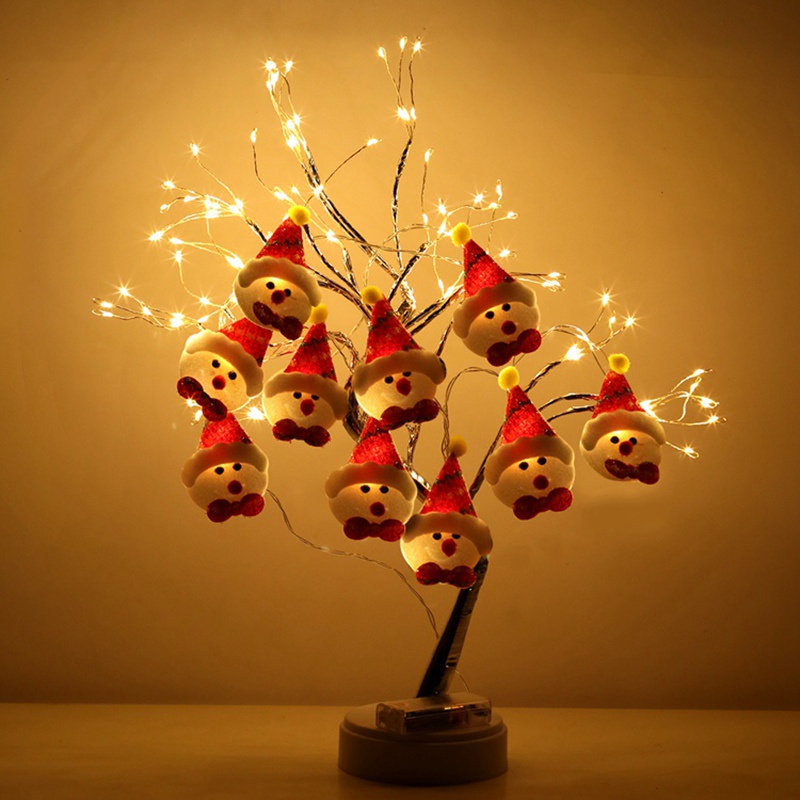 Dây Đèn LED Hình Người Tuyết Trang Trí Giáng Sinh Năm Mới 2023