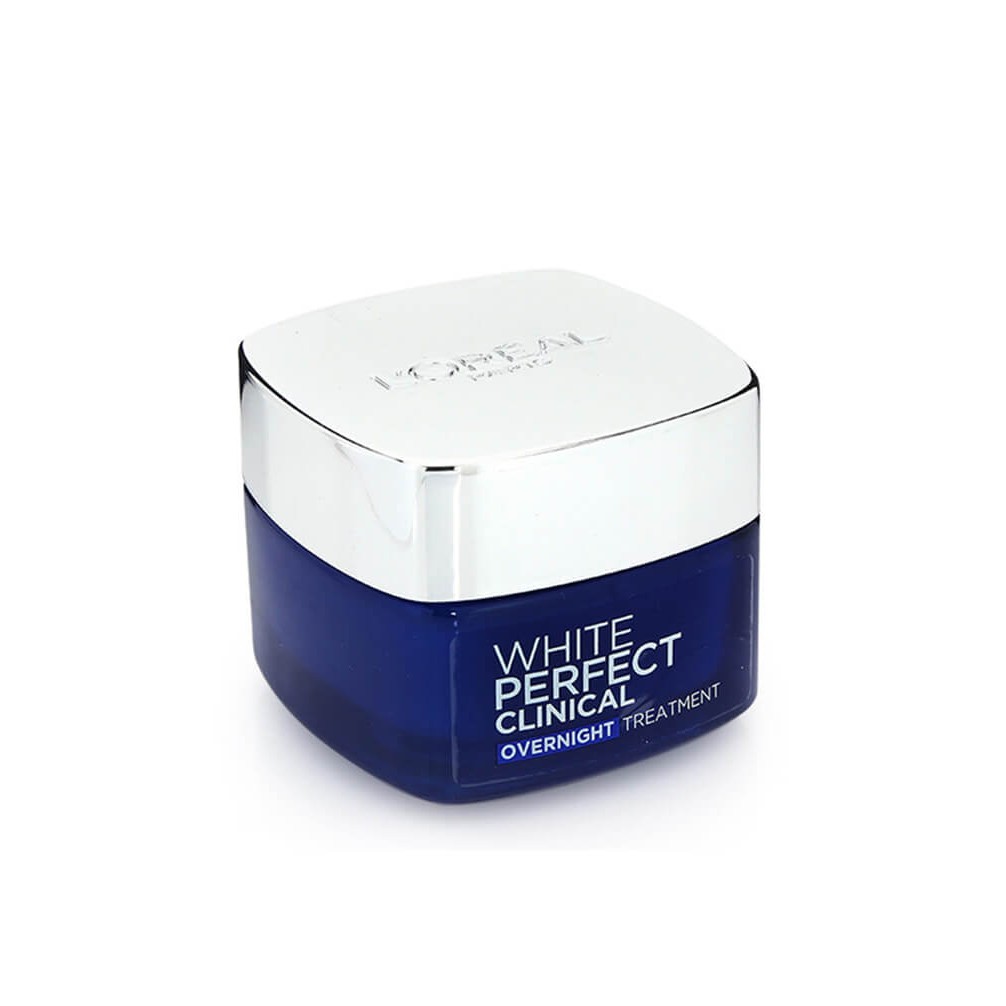 Kem dưỡng  trắng mịn và giảm thâm nám ( đêm) Loreal White Perfect Clinical  OverNight Treatment 50ml