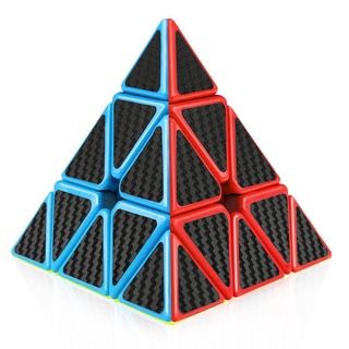 Rubik Pyraminx 3x3 Carbon Fiber Stickerless