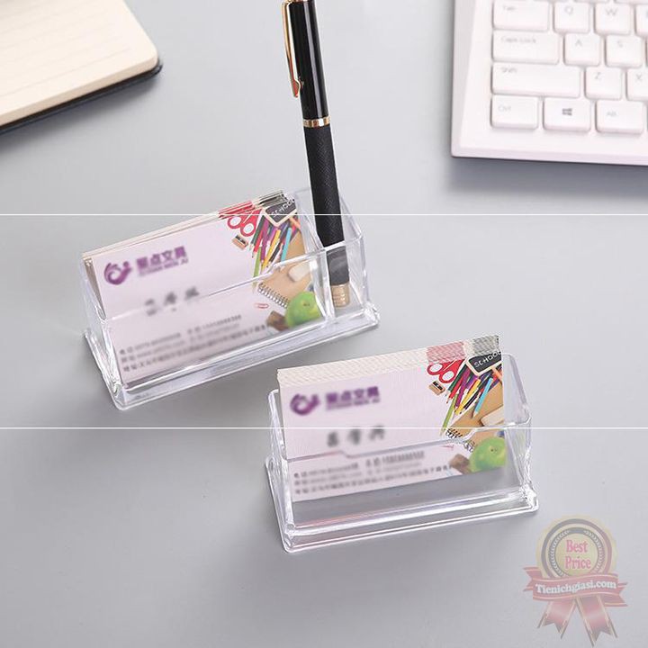 Ống để thẻ card và bút trên bàn học bàn làm việc tiện lợi tiết kiệm không gian