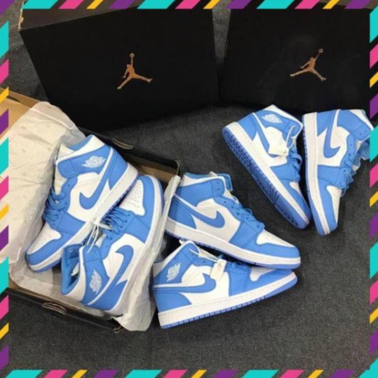 Giày Sneaker 𝐍𝐈𝐊𝐄 AIR 𝐉𝐎𝐑𝐃𝐀𝐍 𝟏 Cao Cổ Xanh Dương Cao Cấp Full Size Nam Nữ | BigBuy360 - bigbuy360.vn
