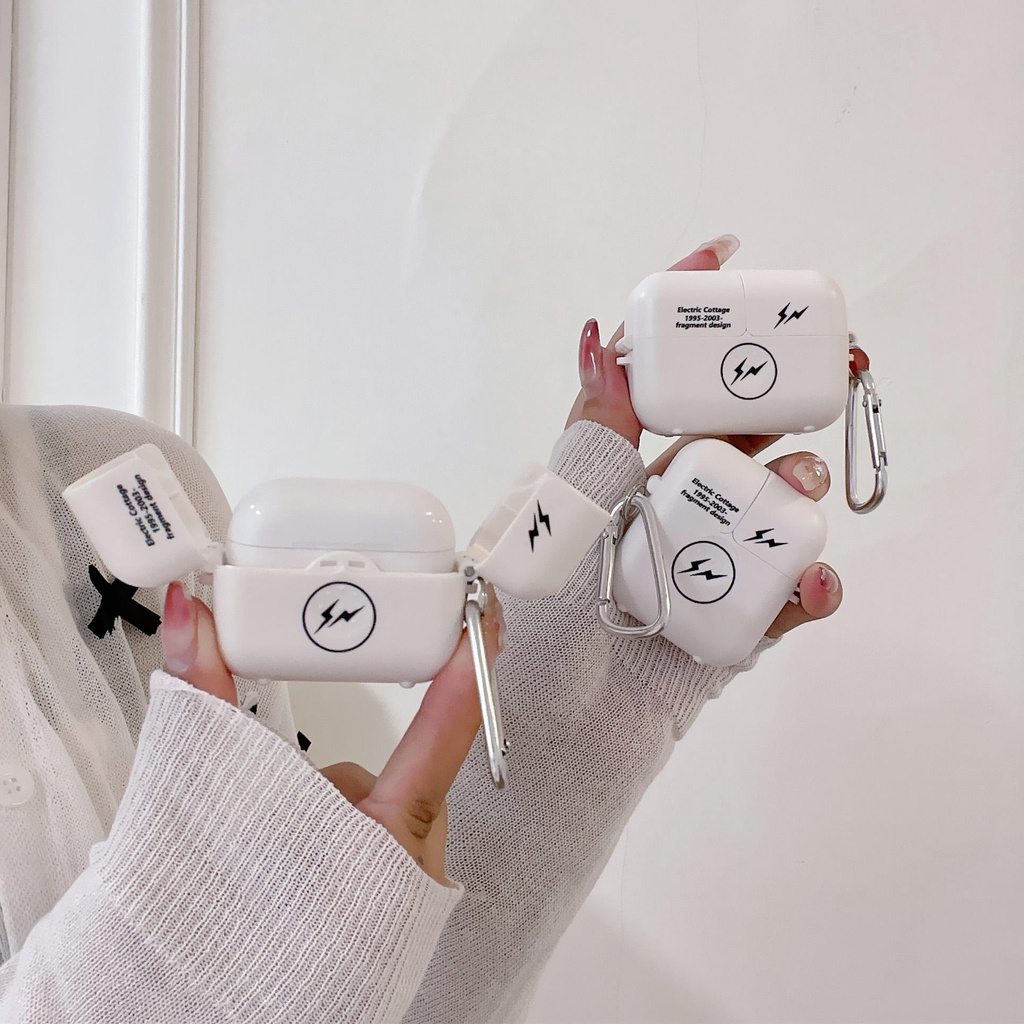 Vỏ Bảo Vệ Hộp Sạc Tai Nghe AirPods3 2021 / 3 Màu Trắng Đen Fujiwara Hiroshi Dễ Thương