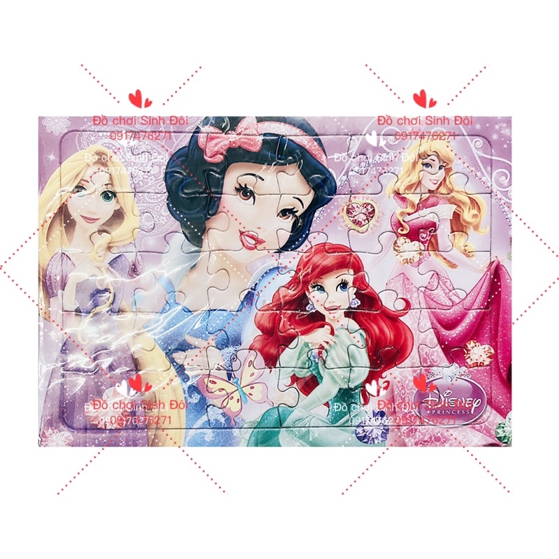 Tranh ráp hình giấy 30 miếng 10*14cm