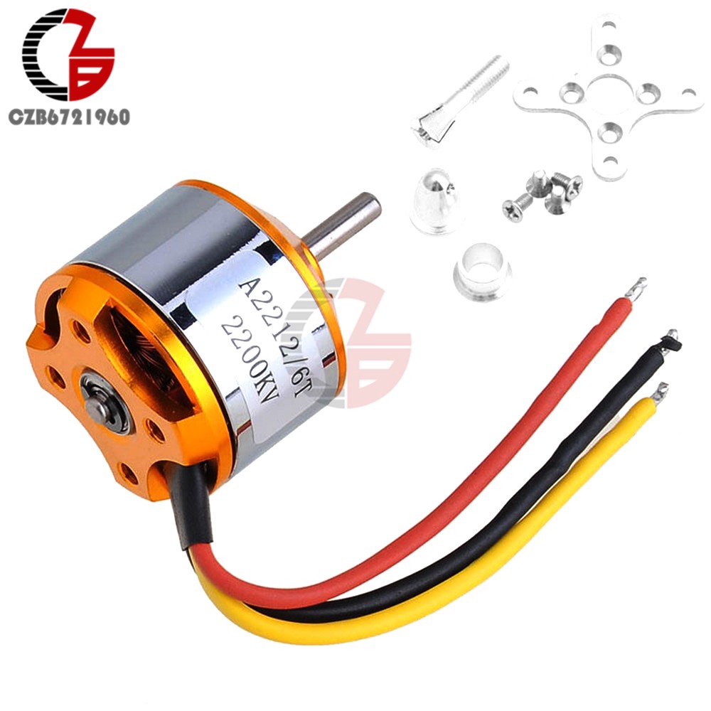 Động Cơ Không Chổi Than A2212 2200KV 6T Cho Máy Bay Điều Khiển Từ Xa