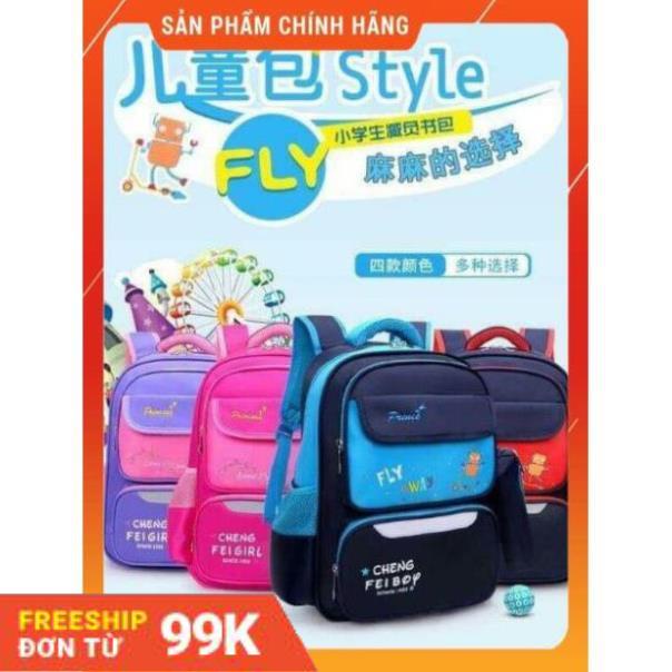 [Giảm 50%] BA LÔ học sinh FLY chống thấm, trợ lực - Siêu đẹp