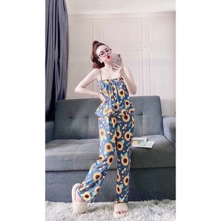 Set lụa quần dài xếp li from dưới 60kg