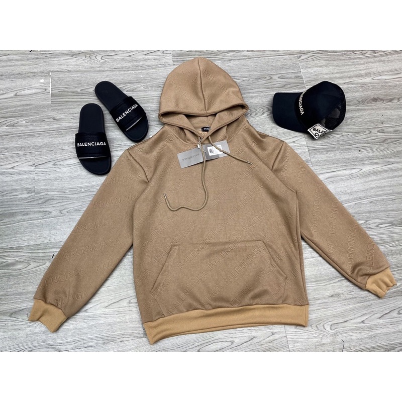 Áo Hoodie nam hoạ tiết dập vân chữ nổi