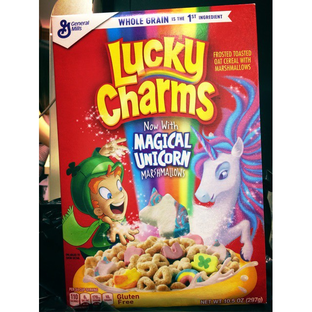 Ngũ cốc ăn sáng Lucky Charms  của Mỹ 297gr/hộp