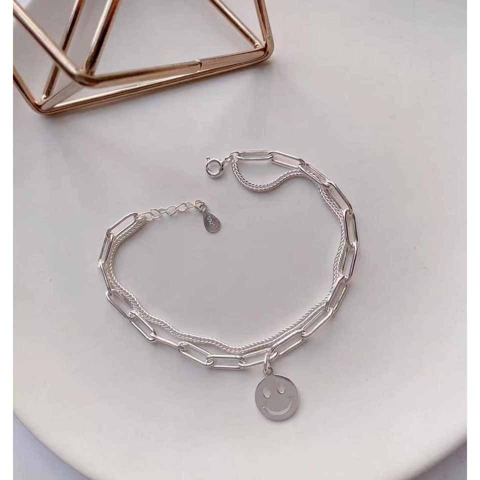 Lắc Tay Bạc đoi S925 Mina Jw Lắc Tay Bạc Y Gia Cạnh Tranh