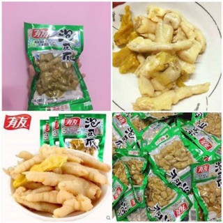 Chân gà cay yuyu 100g giá 30k/1 gói