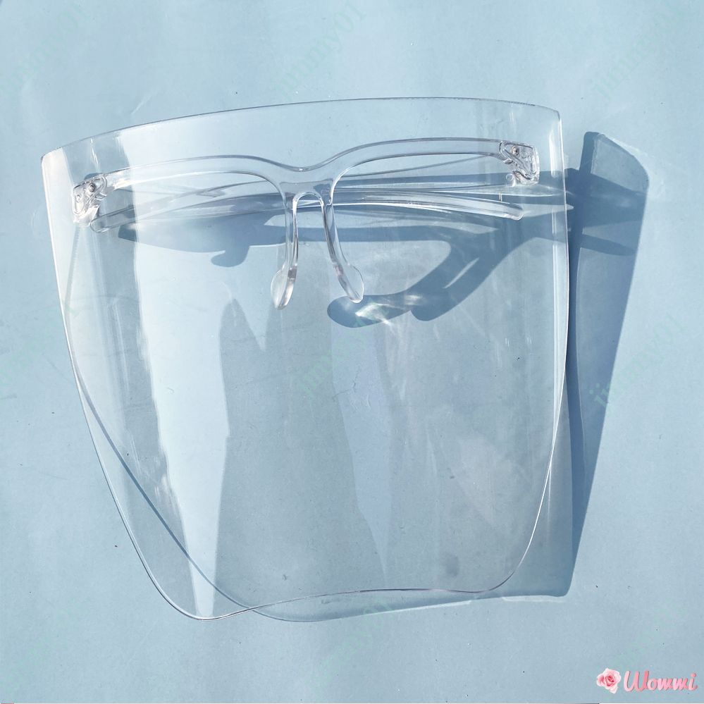 Kính chống giọt bắn phòng dịch bảo hộ Full Face trong suốt - Mặt nạ chống giọt dầu văng bắn chống bụi gió Kính bảo hộ mặt nạ chống giọt bắn, chống bụi an toàn cho mắt, bảo vệ sức khỏe FaceShield